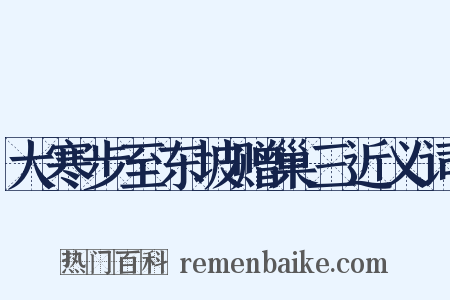 大寒步至东坡赠巢三近义词是什么意思的图片